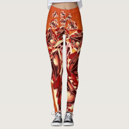 Leggings Würfel der Liebe mit Herzen