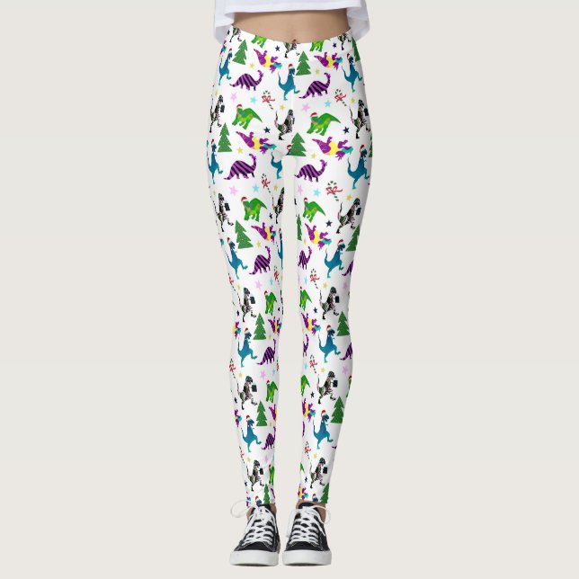 Leggings Xmasaurs (Anverso)