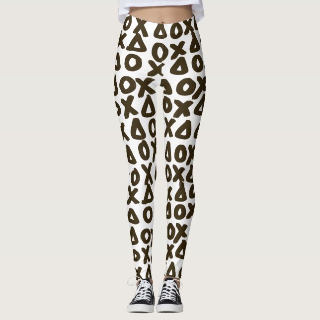 Leggings XO geometric marker marks (Anverso)