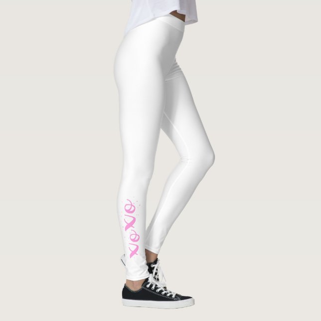 Leggings Xoxo Texto rosa Guay Blanco único (Derecha)
