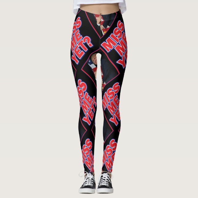 Leggings ¿Ya me extrañan Trump (Anverso)