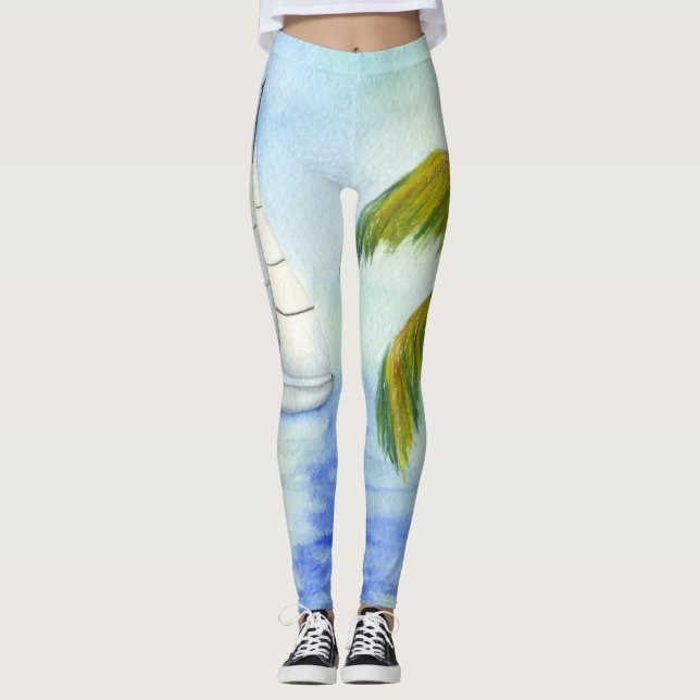 Leggings Yate en el mar Palma (Anverso)