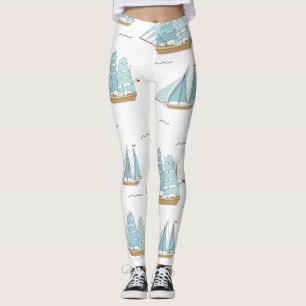 Leggings Yates de verano con velero