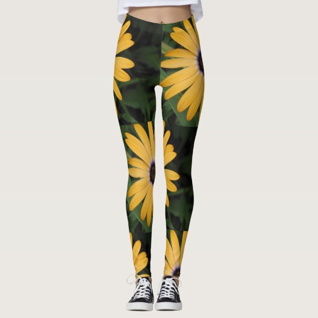 Leggings Yellow Daisy (Anverso)