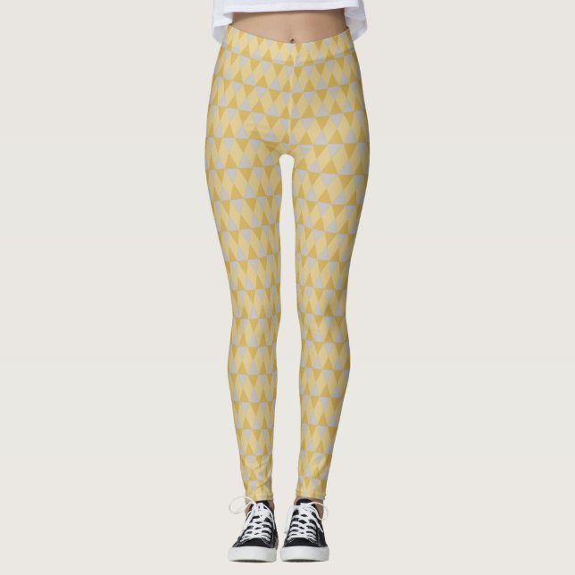 Leggings Yellow diamonds (Anverso)