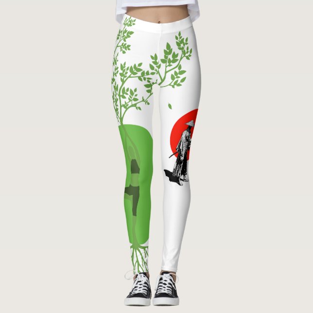 Leggings yoga and samurai (Anverso)