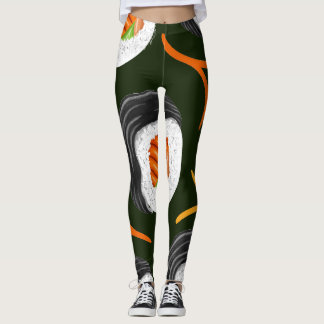Leggings Yoga atlético de sushi Roll
