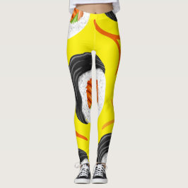 Leggings Yoga atlético de sushi Roll