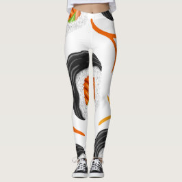 Leggings Yoga atlético de sushi Roll