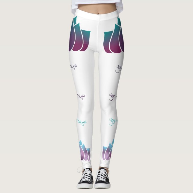 Leggings Yoga con plantaciones de yoga DiLynn (Anverso)