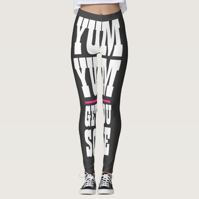 Leggings Yoga de entrenamiento de las mujeres Yoga YUM YUM  (Anverso)