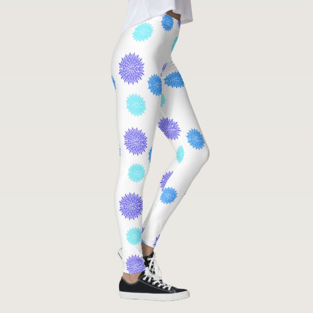 Leggings Yoga de flores coloridas (Derecha)