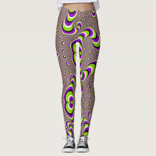Leggings Yoga de la ilusión que remolina