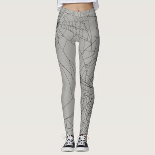 Leggings Yoga de la tela de araña