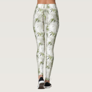 Leggings Yoga de mindfulness de bambú verde