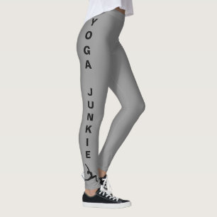 Leggings Yoga Junkie Siluette Negra Mujer Posando Mujeres