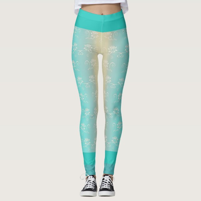 Leggings Yoga Lotus tattoo (Anverso)