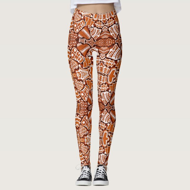 Leggings Yoga Pants Gingerbread Cookie (Anverso)