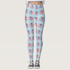 Leggings Yogurt Stawberry