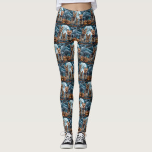 Leggings Yorkshire Terrier Halloween Spooky
