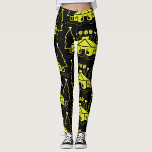 Leggings Yurta viviendo en la naturaleza