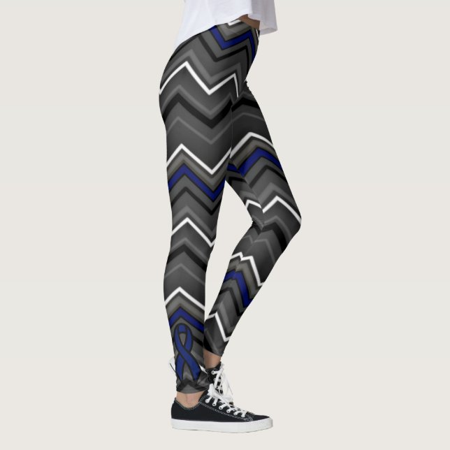 Leggings Zag azul Zig con cinta de opciones...Barr Epstein (Derecha)