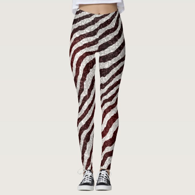 Leggings Zebra marrón (Anverso)