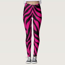 Leggings Zebra Socialita Caliente Rosa