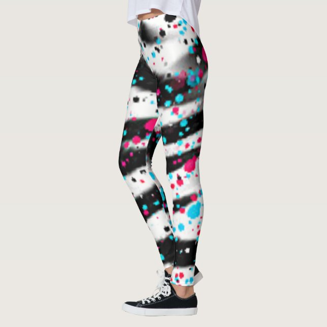 Leggings Zebra Splatter (Izquierda)