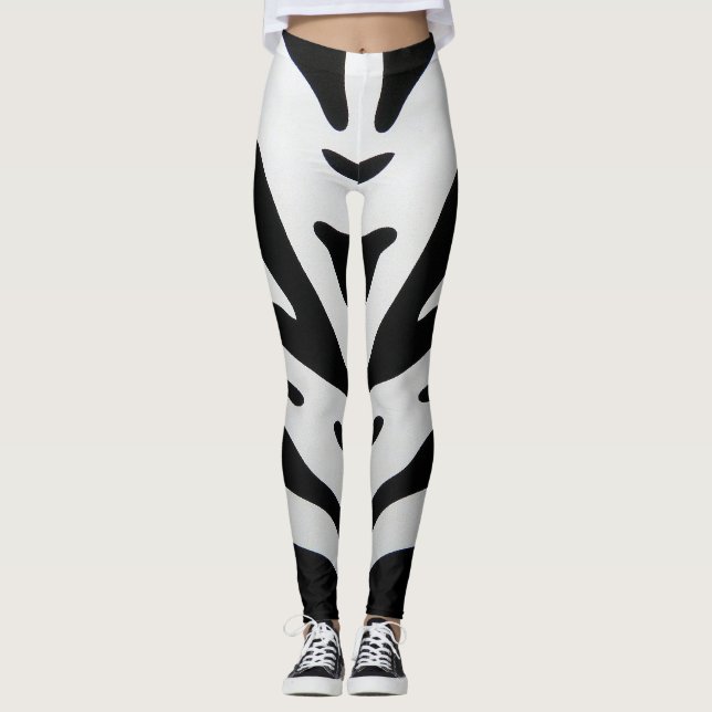 LEGGINGS ZEBRA STRIPTS ABSTRACT (Anverso)