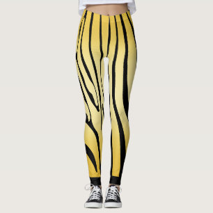 Leggings Zebra Zebra Yellow