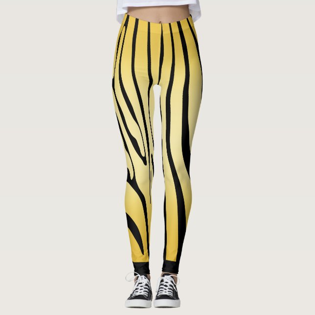 Leggings Zebra Zebra Yellow (Anverso)