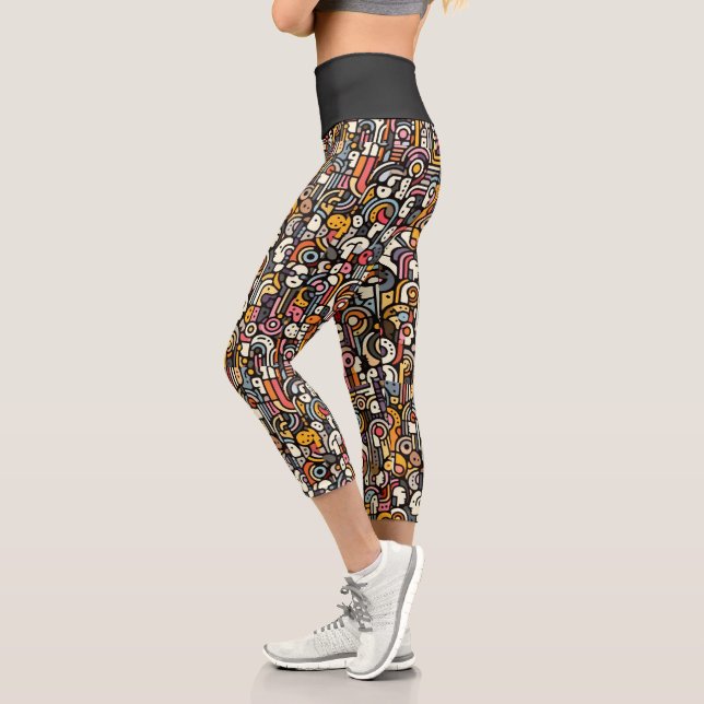 Leggings ZenArte: Fusiona Estilo y Rendimiento (Izquierda)