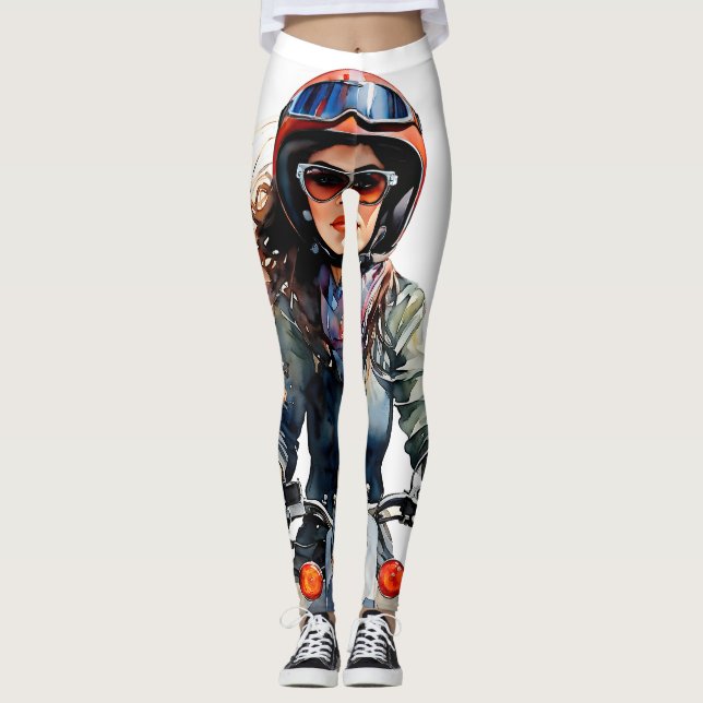 Leggings "Zephyra" "Vento Dolce" - Dulce viento (Anverso)