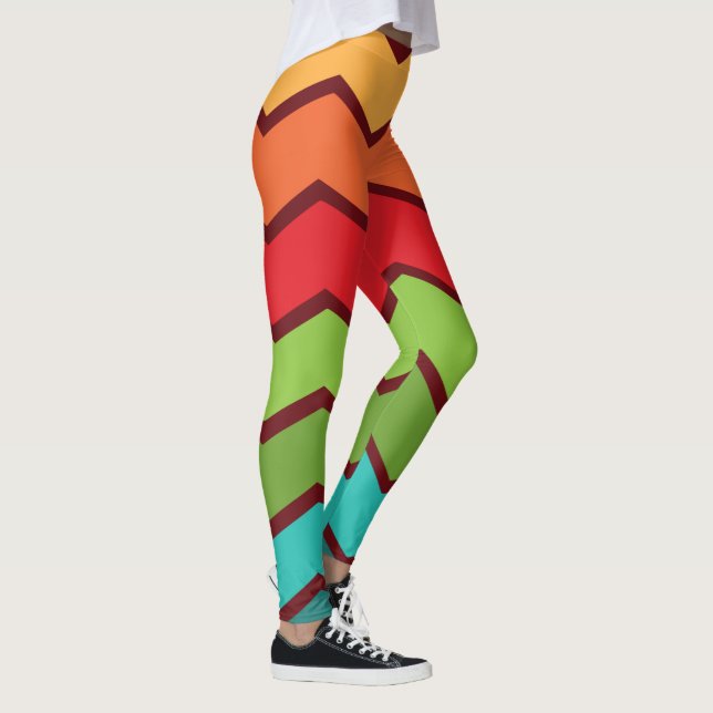 Leggings Zigzag de los años 1970 (Derecha)