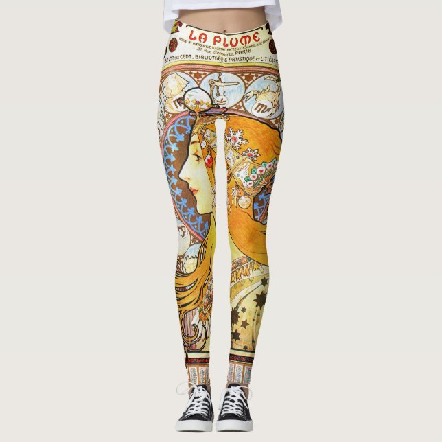 Leggings Zodiaco 1896 de Alfons Mucha (Anverso)