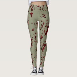 Leggings Zombie Rot