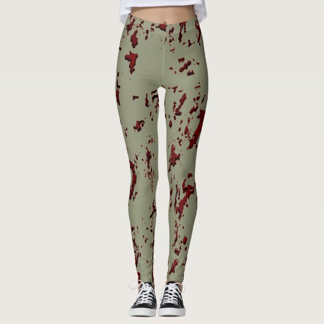 Leggings Zombie Rot (Anverso)