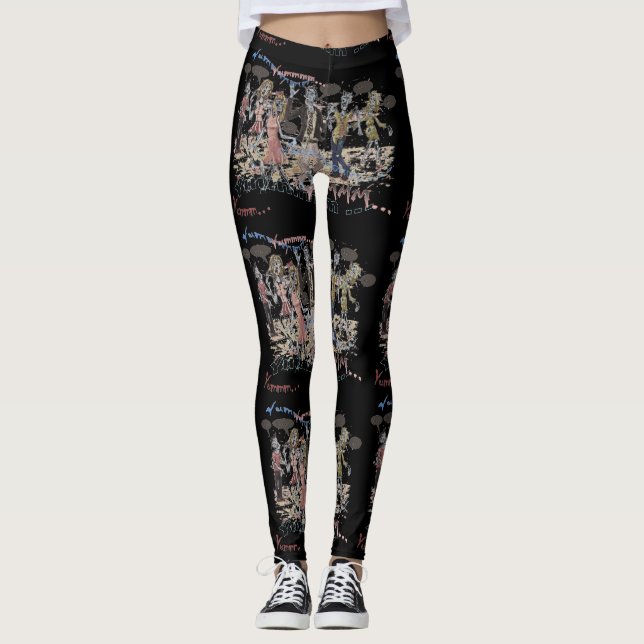 Leggings Zombis hambrientos (Anverso)