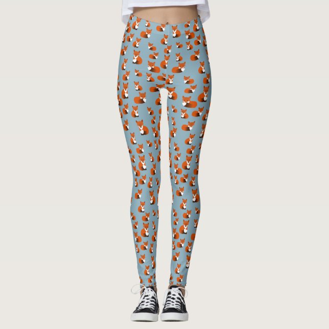 Leggings Zorros astutos (Anverso)