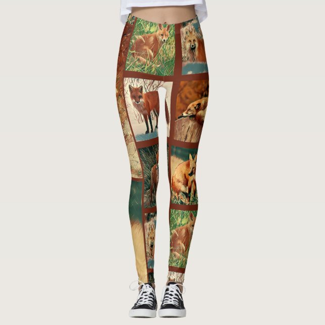 Leggings Zorros rojos (Anverso)