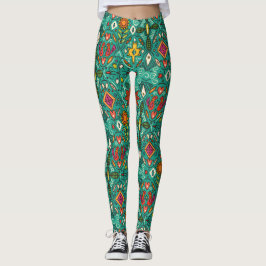 Leggings zoryana verde azulada