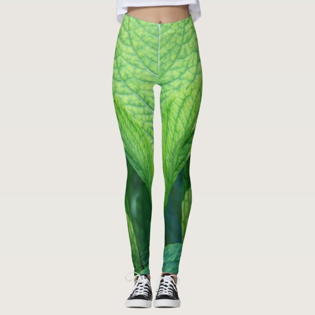 Leggins de hojas verdes (Anverso)