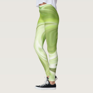Leggins de luz verde para las mujeres