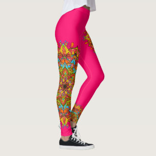 Leggins de Mandala color rosa