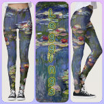 LEGGINS - "Lillies" - Claude Monet<br><div class="desc">En estas coloridas Leggings aparece una imagen titulada "Water Lillies" de Claude Monet. Disponible en cinco tamaños para mujeres (XS, S, M, L, XL). Consulte la descripción "Acerca de este producto" a continuación para obtener información general sobre el tamaño y el producto. La imagen cubre el par completo de leggings...</div>