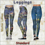 LEGGINS - "Lillies" - Claude Monet<br><div class="desc">En estas coloridas Leggings aparece una imagen titulada "Water Lillies" de Claude Monet. Disponible en cinco tamaños para mujeres (XS, S, M, L, XL). Consulte la descripción "Acerca de este producto" a continuación para obtener información general sobre el tamaño y el producto. La imagen cubre el par completo de leggings...</div>