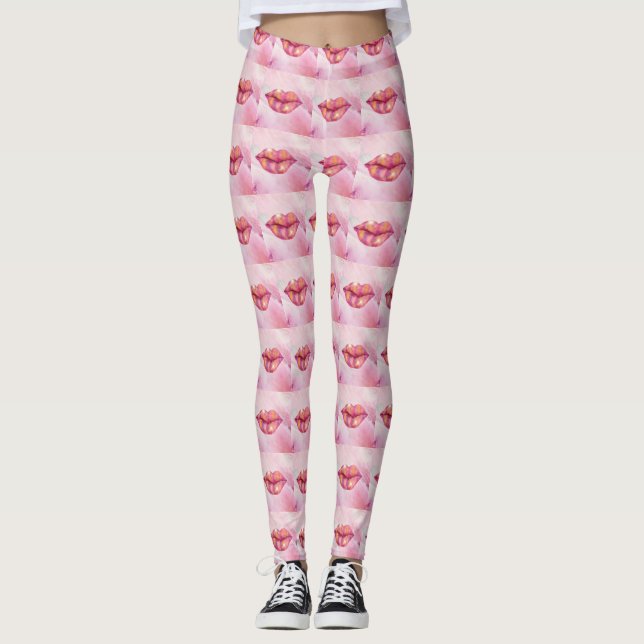Leggins para Lip Rosado (Anverso)