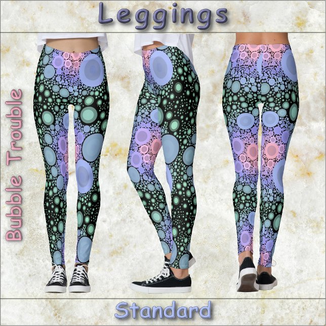 LEGGINS - Problemas de burbuja - Diseño abstracto (Subido por el creador)