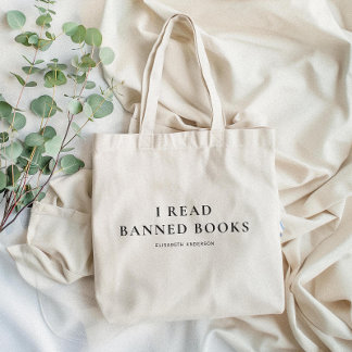 Leí la bolsa de tote del libro prohibido